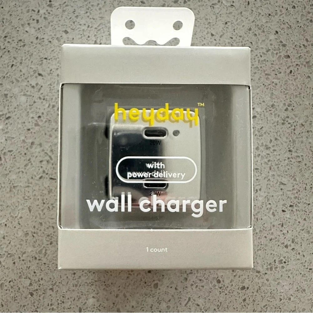 Heyday Chrome Wall Charger